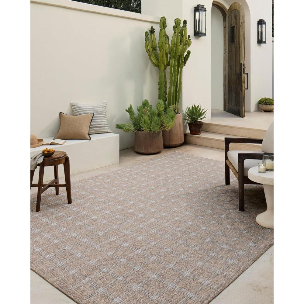 imageLoloi Amber Lewis Topanga Collection TOP01 NaturalBone 710quot x 10 IndoorOutdoor Area RugNatural Bone