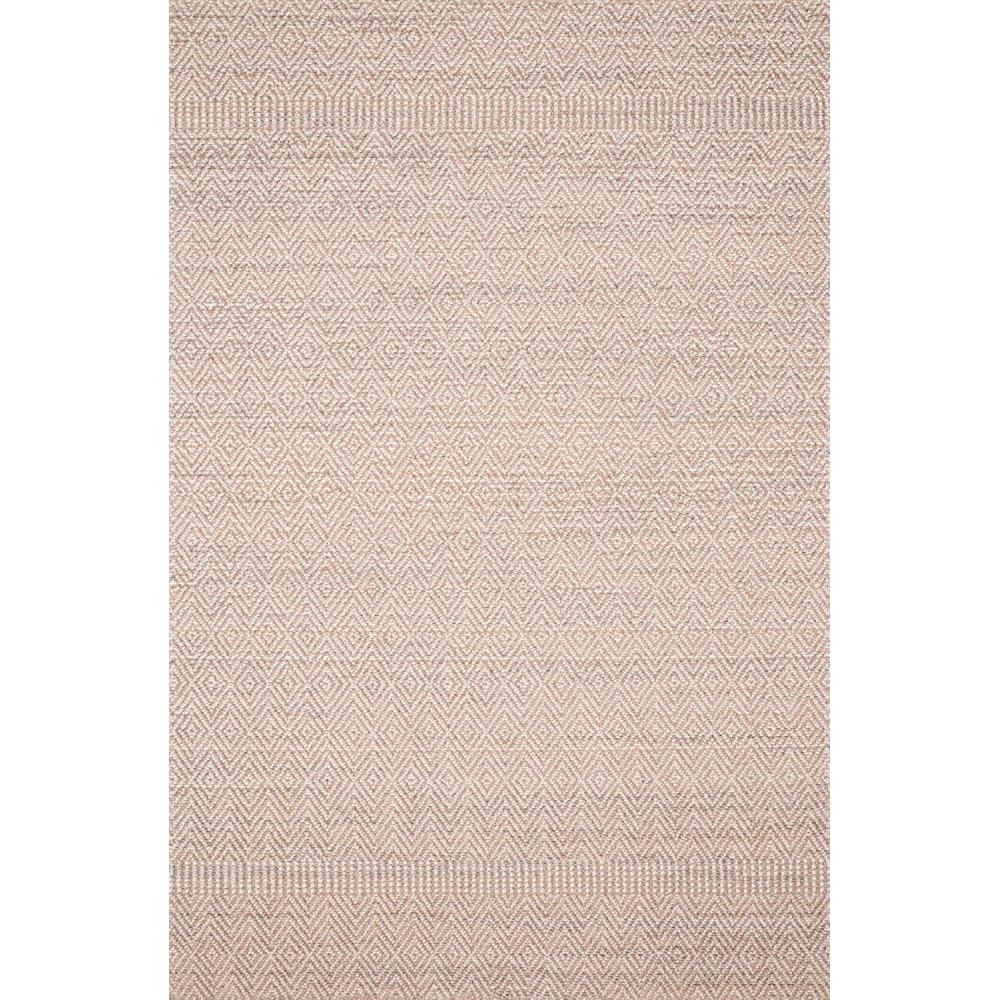 imageLoloi Cole Collection COL04 SilverIvory IndoorOutdoor Area Rug 710quot x 101quotPinkwhite