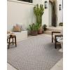 imageLoloi Amber Lewis Topanga Collection TOP01 NaturalBone 710quot x 10 IndoorOutdoor Area RugNatural  Silver