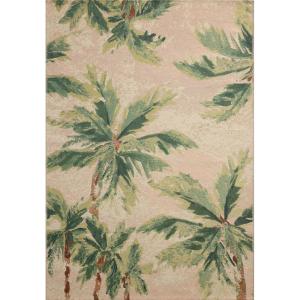 Loloi Botanical Collection BOT-05 Multi 2′-5″ x 3′-11″ Indoor/Outdoor Accent Rug(Clay / Green)