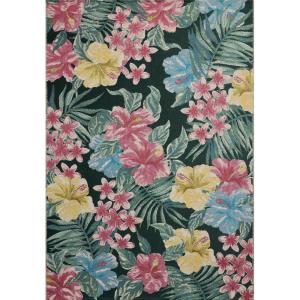 Loloi Botanical Collection BOT-05 Multi 2′-5″ x 3′-11″ Indoor/Outdoor Accent Rug(Midnight / Multi)