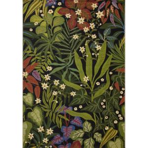 Loloi Botanical Collection BOT-05 Multi 2′-5″ x 3′-11″ Indoor/Outdoor Accent Rug(Onyx / Multi)