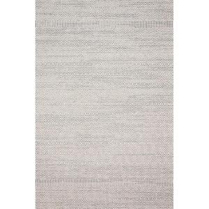 Loloi Cole Collection COL-02 Grey/Bone, Indoor/Outdoor Runner Rug, 2′-7″ x 12′-0″
