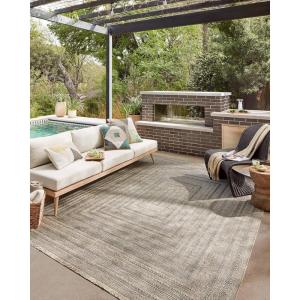Loloi Dawn Collection Indoor/Outdoor DAW-04 Coffee 2′-3″ x 7′-7″ Runner Rug(Natural)