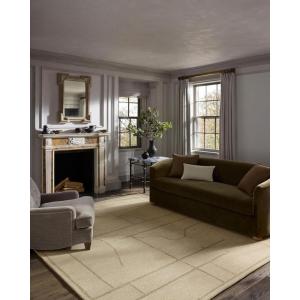 Loloi Jeremiah Brent Barrow Collection BAR-02 Camel/Brown 8′-6″ x 11′-6″ Area Rug(Ivory / Taupe)