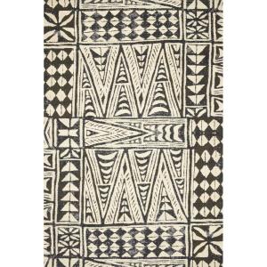 Loloi Mika Collection MIK-08 Blue/Ivory, Indoor/Outdoor Area Rug 2′-5″ x 4′(White;black)