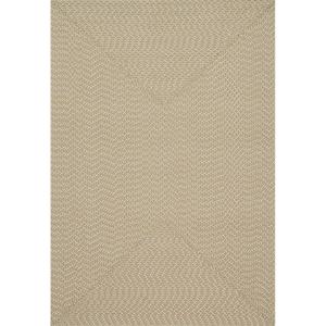 Loloi Rugs Wylie Collection WYLIWB-01BE00790R Indoor/Outdoor Area Rug, Beige, 7′-9″ x 7′-9″ Round