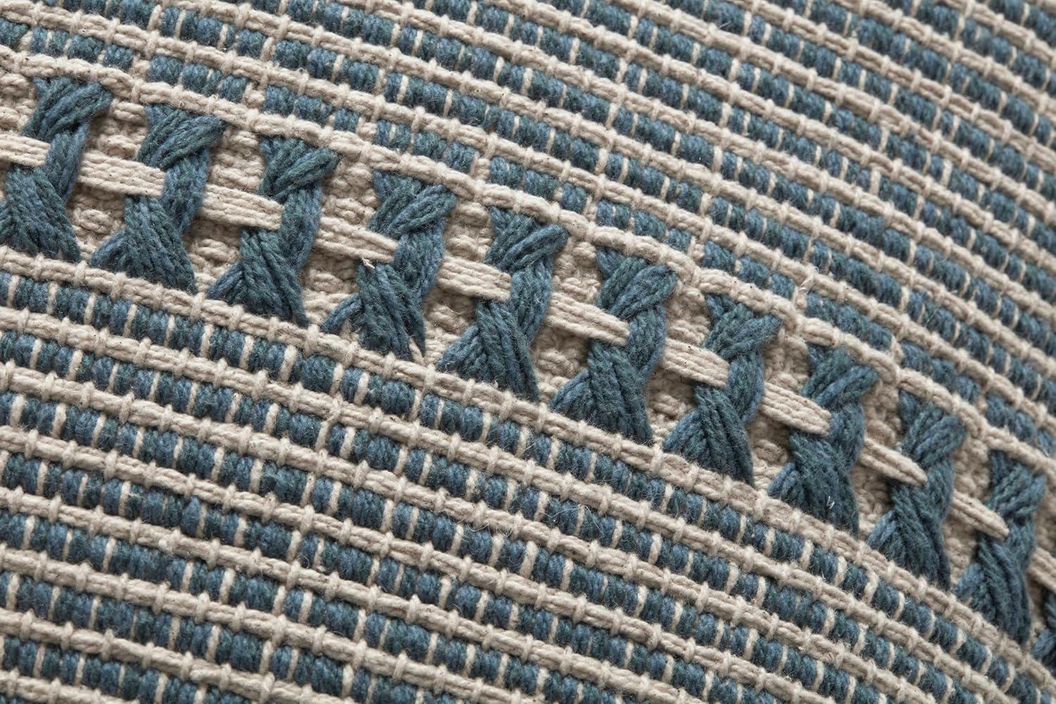 imageLoloi Chris Loves Julia Harvey Collection PCJ0018 BlueNatural 22 x 22 Cover wDown Pillow