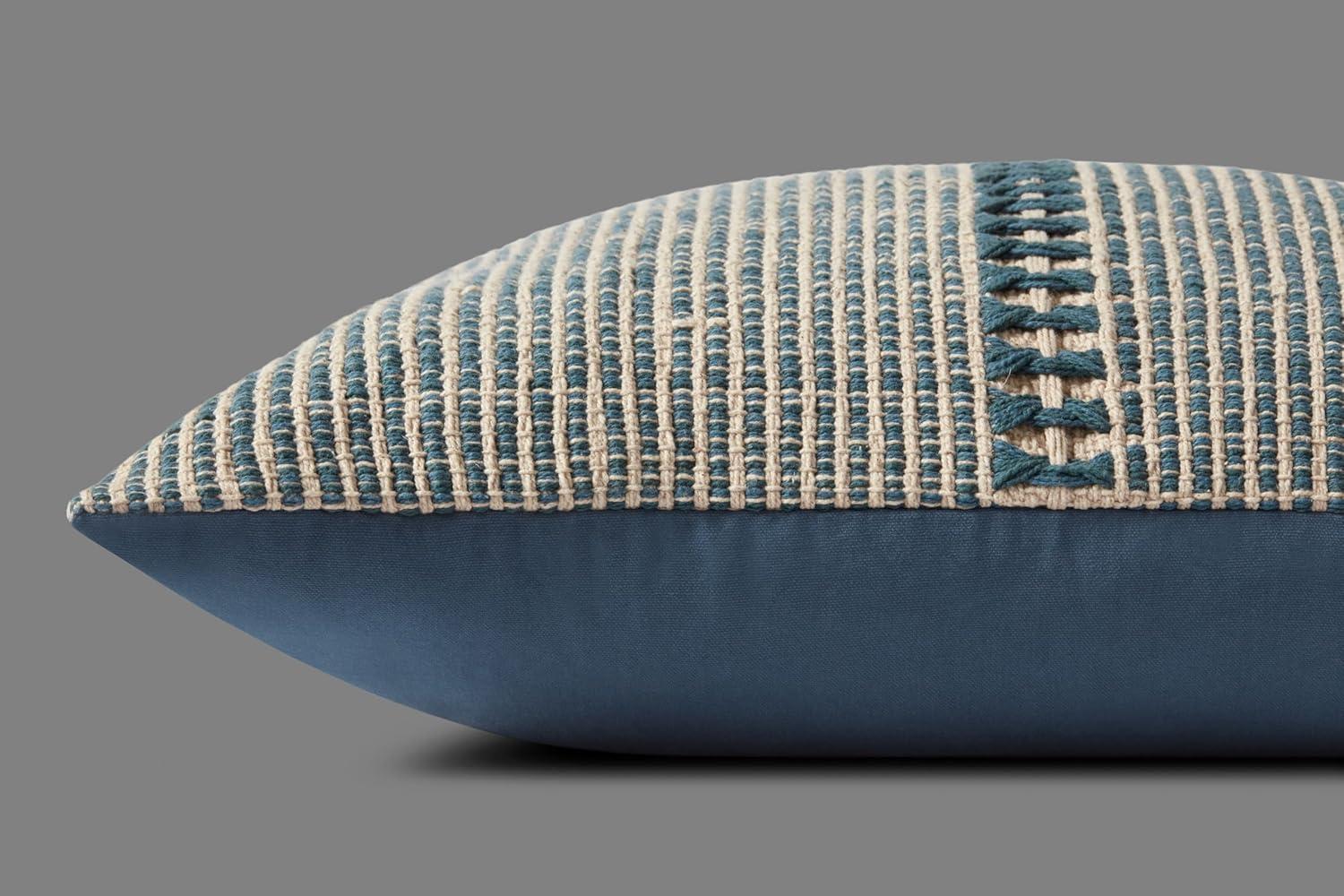 imageLoloi Chris Loves Julia Harvey Collection PCJ0018 BlueNatural 22 x 22 Cover wDown Pillow
