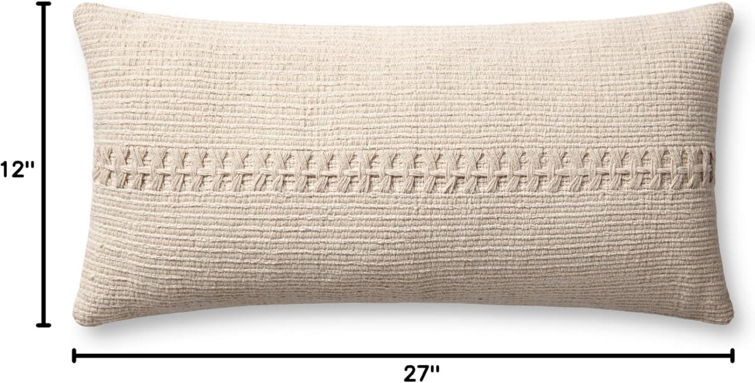 imageLoloi Chris Loves Julia Harvey Collection PCJ0018 Ivory 12 x 27 Cover wDown Pillow