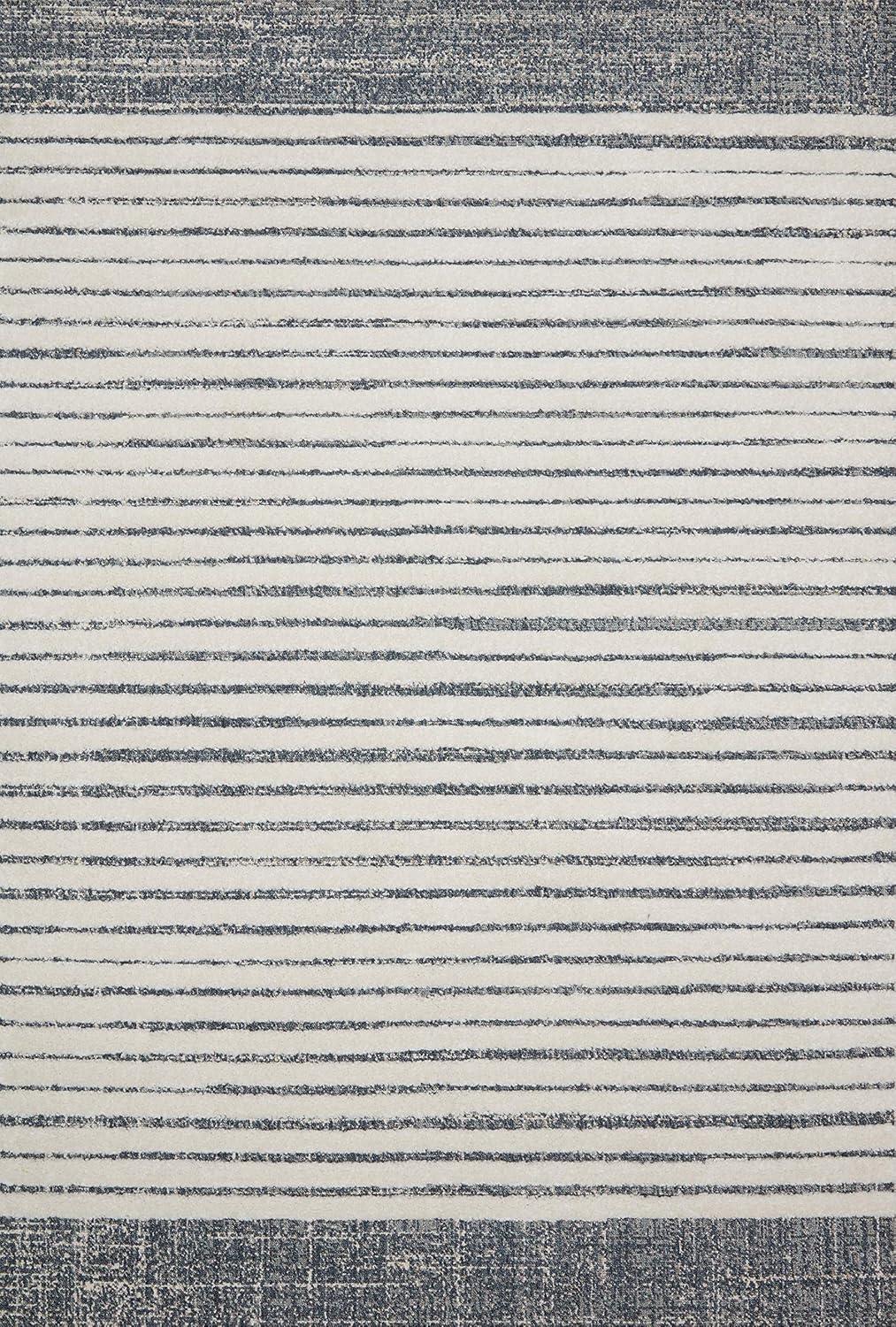 imageLoloi Hagen Collection HAG03 WhiteSky 67quot x 92quot Area RugWhite Ocean