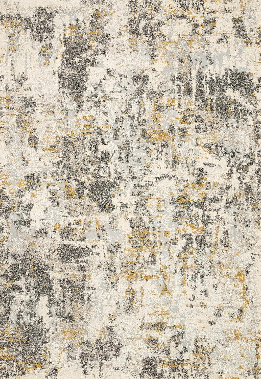 imageLoloi Rugs Landscape Collection Area Rug 77quot x 106quot Stone MulticolorGrey