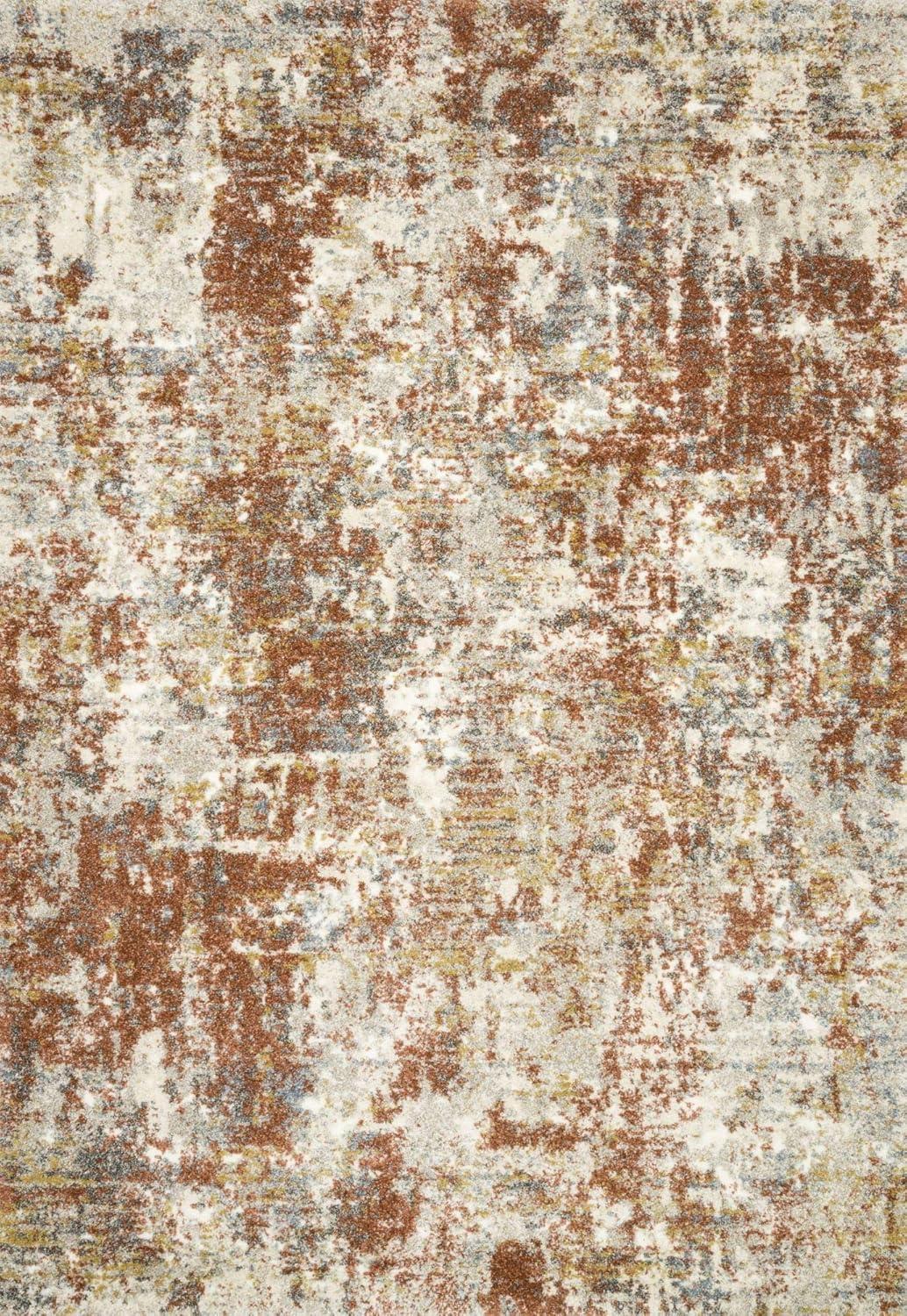 imageLoloi Rugs Landscape Collection Area Rug 77quot x 106quot Stone MulticolorRed