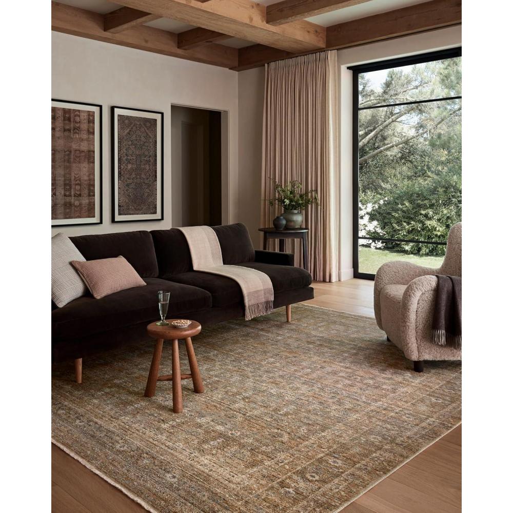 imageLoloi Amber Lewis Molly Collection MOL03 OceanSunset 23quot x 310quot Low Pile Accent RugGoldBlue