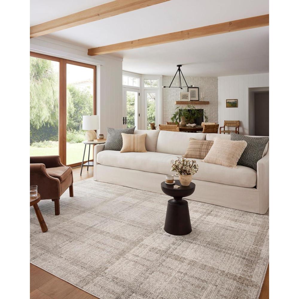 imageLoloi Angela Rose Ember Collection EMB09 DenimCharcoal 710quot x 10 Area RugIvory Multi