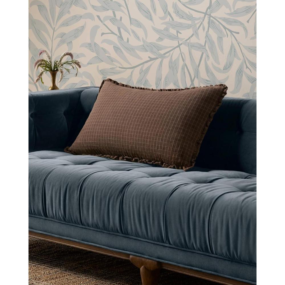 imageLoloi Chris Loves Julia Dinah Collection PCJ0012 IvoryEarth 22 x 22 Cover wDown PillowChocolate  Latte