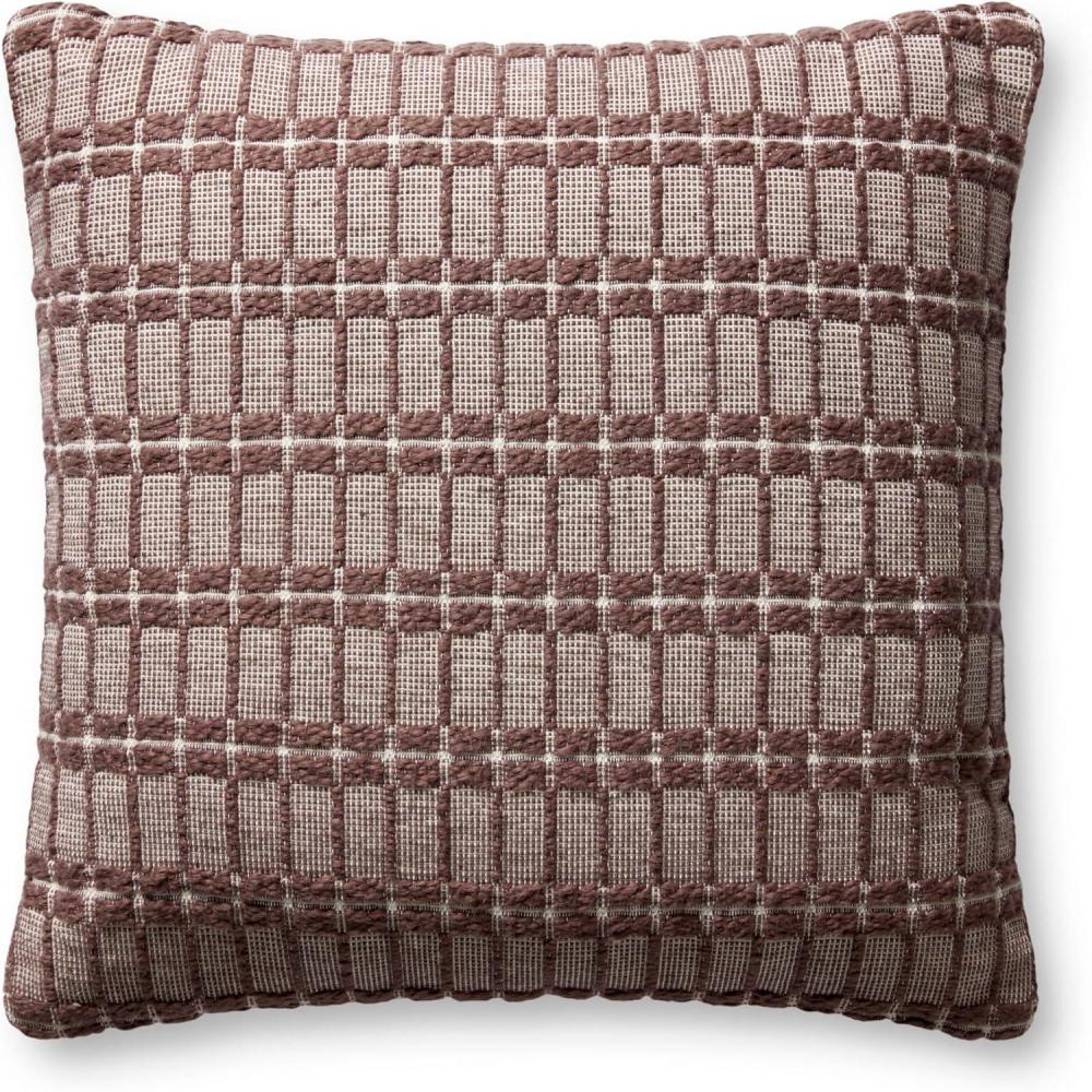 imageLoloi Chris Loves Julia Poe Collection PCJ0019 Burgundy 18 x 18 Cover Only PillowCover wPoly
