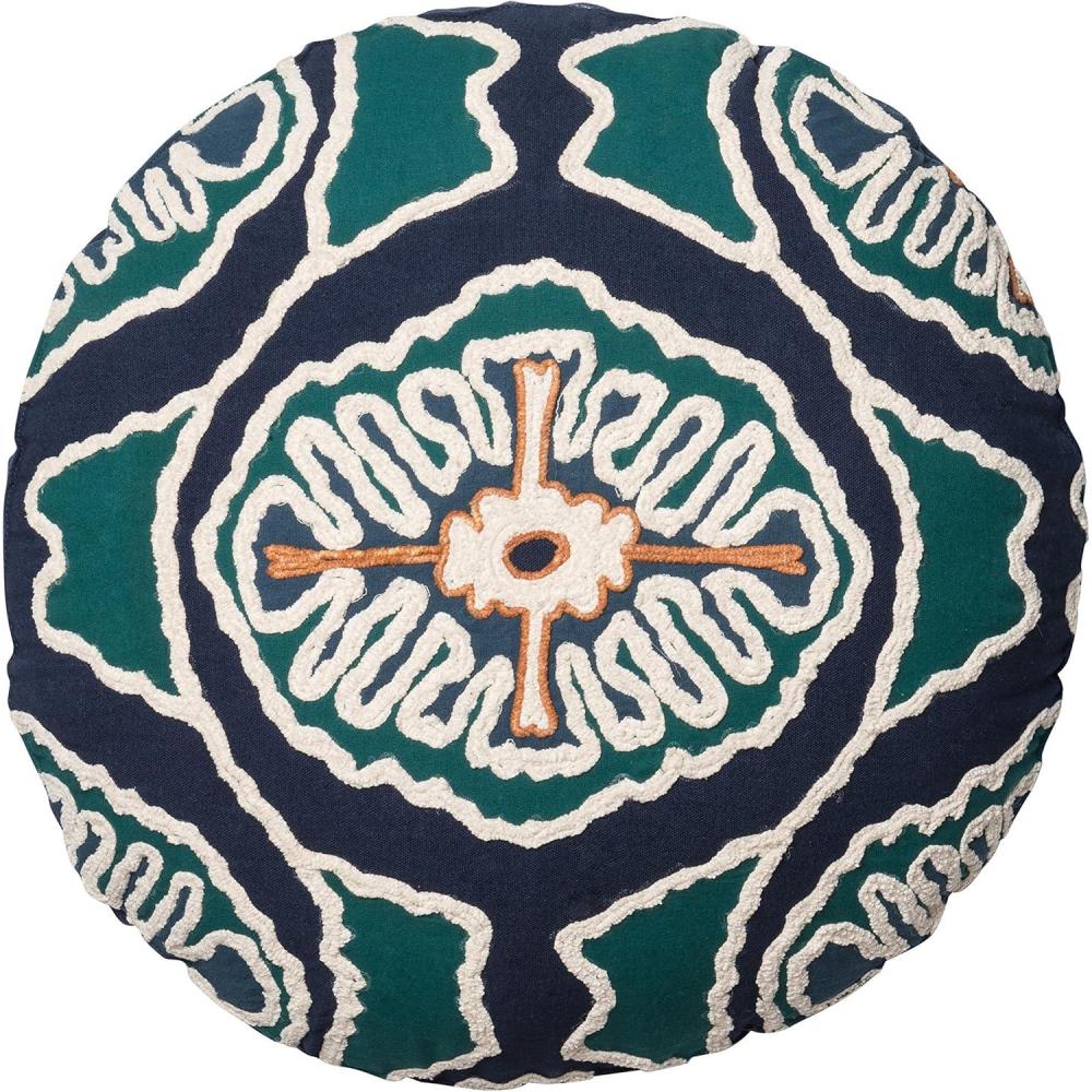 imageLoloi Chris Loves Julia x Linus Collection PCJ0010 SageMulti 18 x 18 PillowBlue Teal