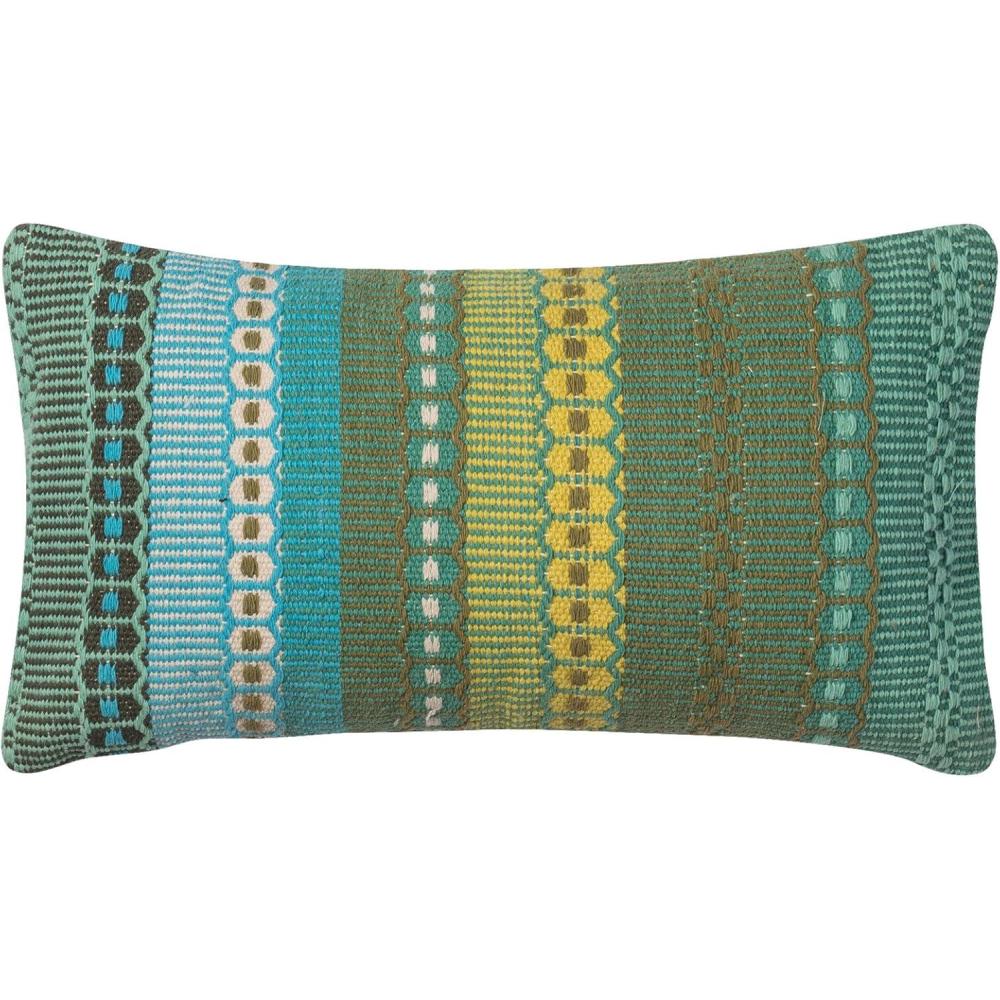 imageLoloi Chris Loves Julia x Linus Collection PCJ0010 SageMulti 18 x 18 PillowDhaba