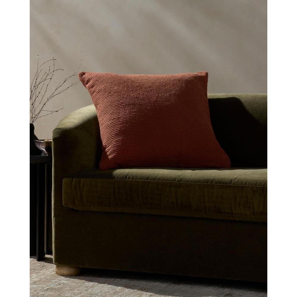 imageLoloi Jeremiah Brent Bedford Collection PJBR0003 Rust 24 x 24 Cover wPoly PillowRust