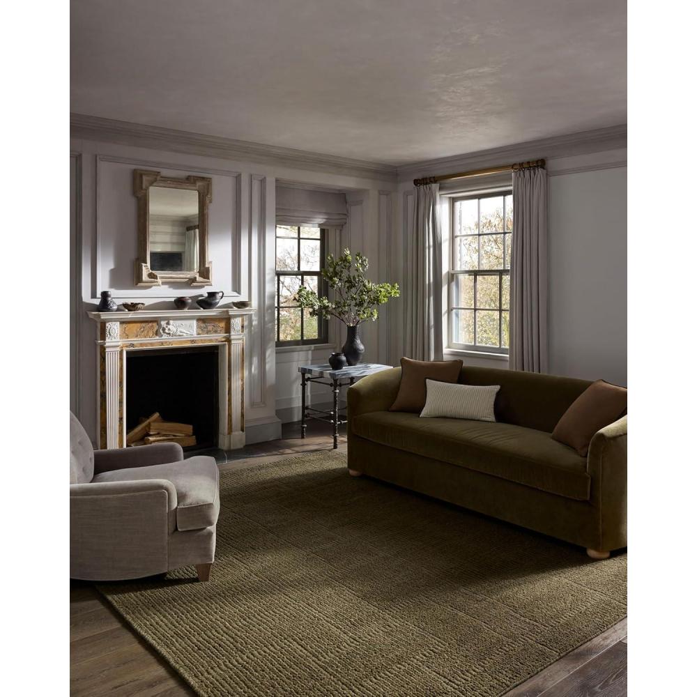 imageLoloi Jeremiah Brent Greenwich Collection GRN01 Brown 50quot x 76quot Area RugSage