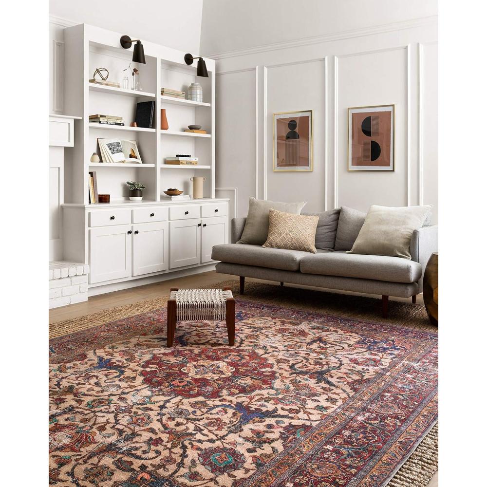 imageLoloi Loren Collection LQ03 SandTaupe 84quot x 116quot Area RugSand Multi