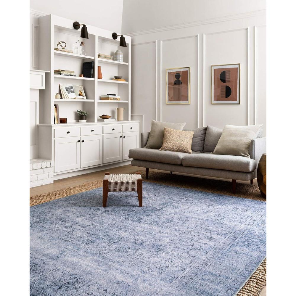 imageLoloi Loren Collection LQ03 SandTaupe 84quot x 116quot Area RugSlate