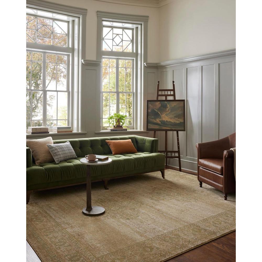 imageLoloi Magnolia Home by Joanna Gaines Mona Collection MOA02 BARKMulti 100quot x 140quot Area RugAntique Spa