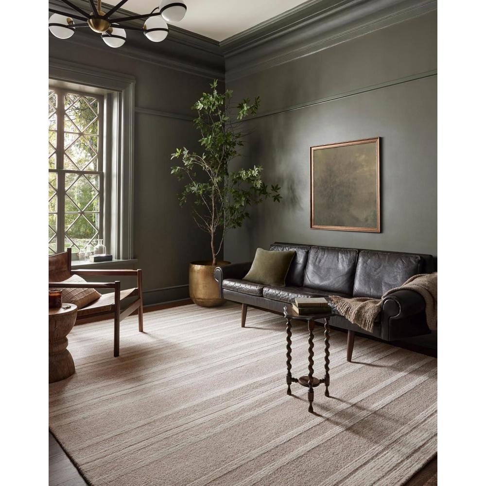 imageLoloi Magnolia Home by Joanna Gaines Rae Collection RAE04 NaturalIvory 93quot x 13 Area RugClay  Ivory