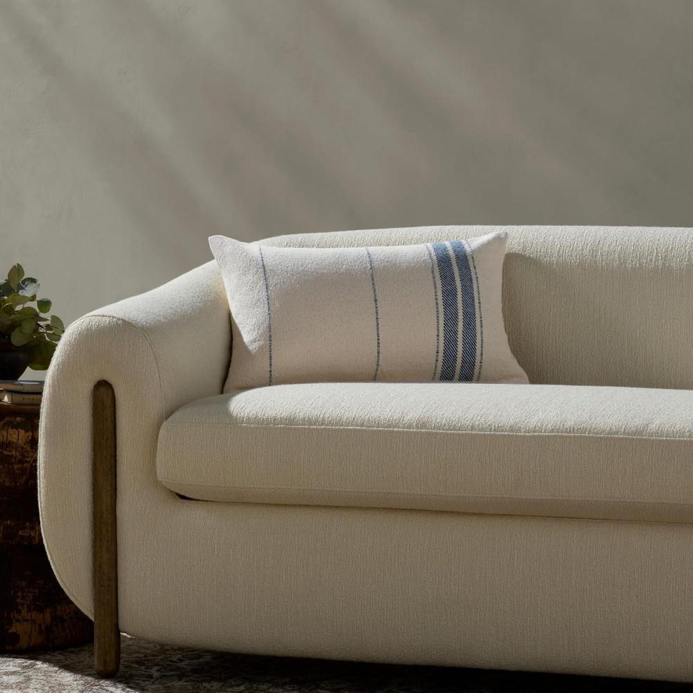 imageLoloi Magnolia Home by Joanna Gaines Selena Collection PMH0076 NaturalGreen 13 x 21 Cover Only PillowNatural Blue
