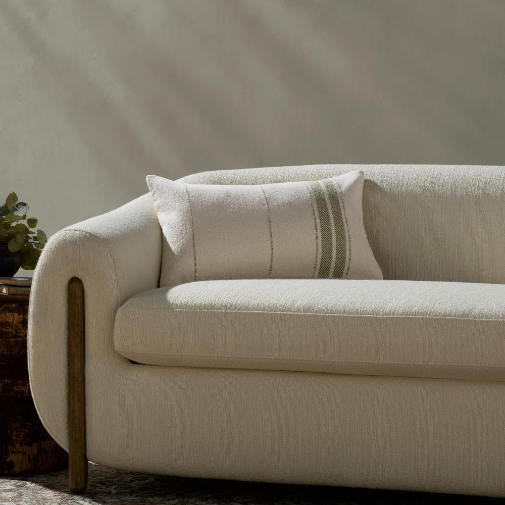 imageLoloi Magnolia Home by Joanna Gaines Selena Collection PMH0076 NaturalGreen 13 x 21 Cover Only PillowNatural  Green