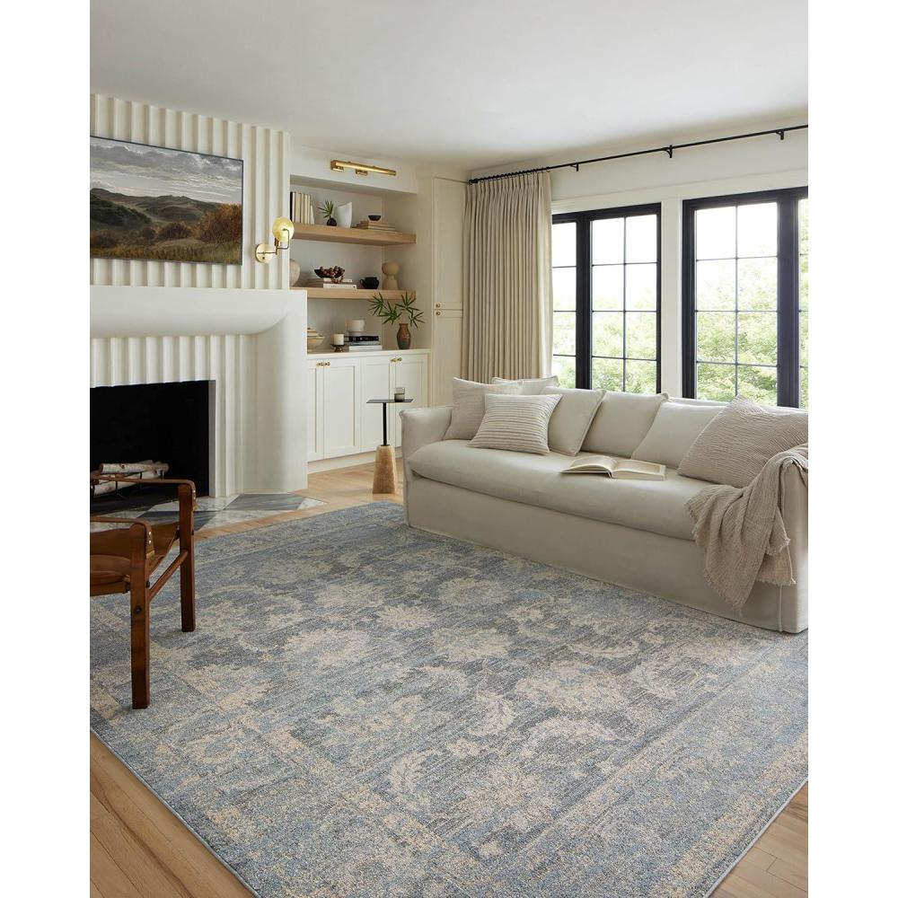 imageLoloi Odette Collection ODT03 IvoryBeige 710quot x 10 Area RugSky Beige