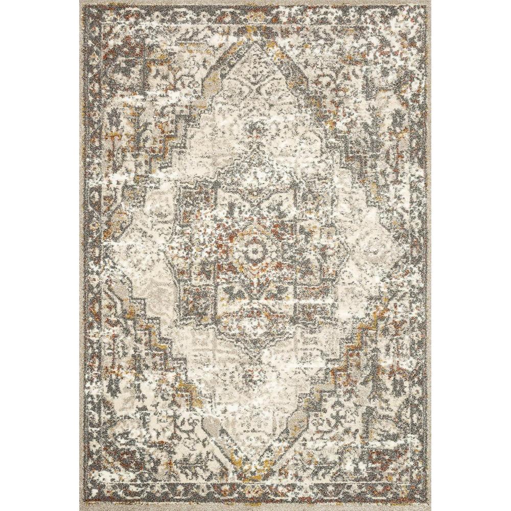 imageLoloi Rugs Landscape Collection Area Rug 77quot x 106quot Stone MulticolorLight Yellowgray