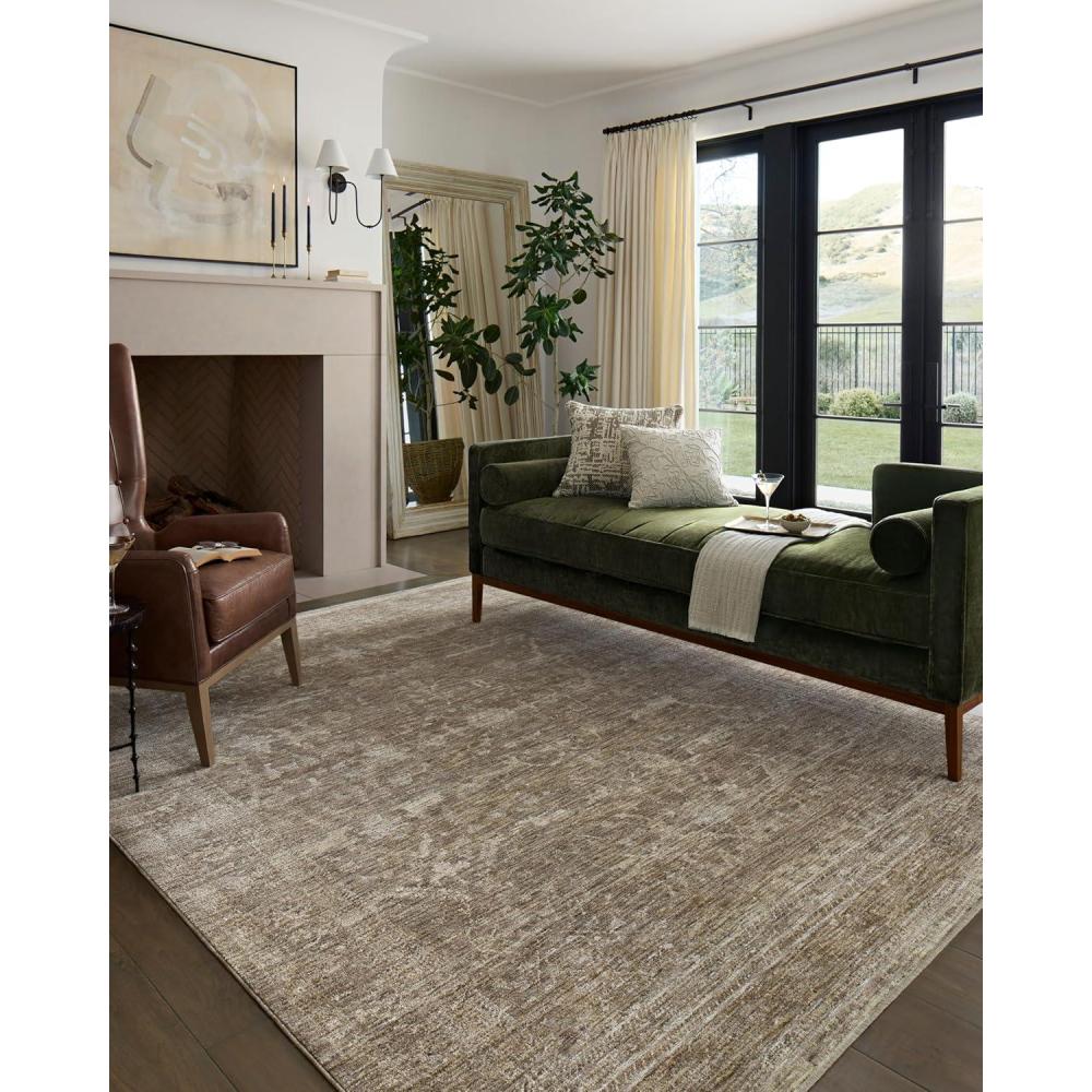imageLoloi Tabitha Collection TAI02 TaupePebble 96quot x 13 Area RugTaupe Pebble
