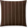 imageLoloi Amber Lewis Keisha Collection PAL0046 ChocolateNatural 18 x 18 Cover wPoly PillowChocolate  Natural