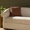 imageLoloi Chris Loves Julia Dinah Collection PCJ0012 IvoryEarth 22 x 22 Cover wDown PillowChestnut