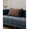 imageLoloi Chris Loves Julia Dinah Collection PCJ0012 IvoryEarth 22 x 22 Cover wDown PillowChocolate  Latte