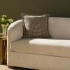 imageLoloi Chris Loves Julia Dinah Collection PCJ0012 IvoryEarth 22 x 22 Cover wDown PillowChocolate