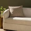 imageLoloi Chris Loves Julia Dinah Collection PCJ0012 IvoryEarth 22 x 22 Cover wDown PillowMushroom