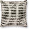 imageLoloi PLL0119 BlueIvory 18 x 18 Cover wPoly PillowBlack  Ivory