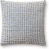 imageLoloi PLL0119 BlueIvory 18 x 18 Cover wPoly PillowBlue  Ivory