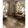 imageLoloi Percival Collection PCV06 MossNatural 50quot x 76quot Area RugIvory  Natural