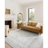 imageLoloi Rifle Paper Co Maison Collection MAO07 Khaki 76quot x 96quot 19quot Pile Height Area RugRosette Ivory