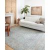 imageLoloi Wynter Collection WYN02 AuburnMulti 86quot x 116quot Area Rug 13quot Thick Area Rug Soft Durable Printed Vintage Inspired Low Pile NonShedding Easy Clean Living Room RugOcean  Silver