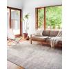 imageLoloi Wynter Collection WYN02 AuburnMulti 86quot x 116quot Area Rug 13quot Thick Area Rug Soft Durable Printed Vintage Inspired Low Pile NonShedding Easy Clean Living Room RugSilver  Charcoal