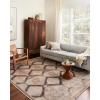 imageLoloi Wynter Collection WYN02 AuburnMulti 86quot x 116quot Area Rug 13quot Thick Area Rug Soft Durable Printed Vintage Inspired Low Pile NonShedding Easy Clean Living Room RugGraphite  Blush
