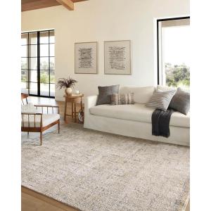 Loloi Amber Lewis Alie Collection ALE-04 Sky/Stone 9′-6” x 13′-1”, .13” Pile Height, Area Rug(Sand / Sky)