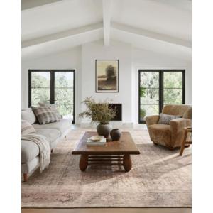 Loloi Amber Lewis Georgie Collection GER-10 Moss/Bark 8′-4″ x 11′-6″, .19″ Pile Height, Area Rug(Ocean / Sand)