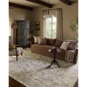 Loloi Amber Lewis Honora Collection HON-03 Beige/Spice 6′-7″ x 9′-2″ Area Rug(Grey / Taupe)