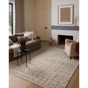 Loloi Amber Lewis Monty Collection MOT-06 Pebble/Beige 6′-7″ x 9′-3″ Area Rug(Pebble / Beige)